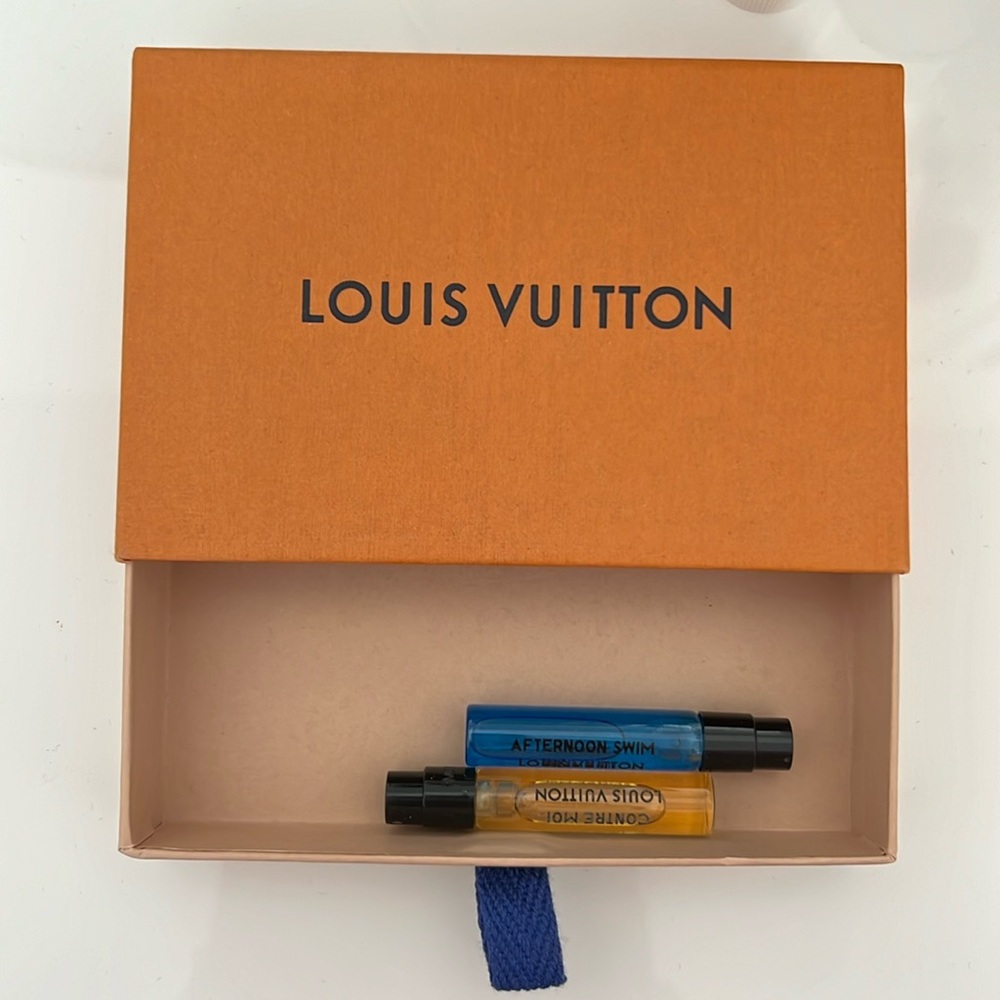 Small Louis Vuitton Box with perfumes
